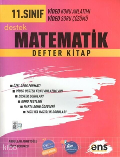 ENS Yayıncılık 11. Sınıf Matematik Defter Kitap