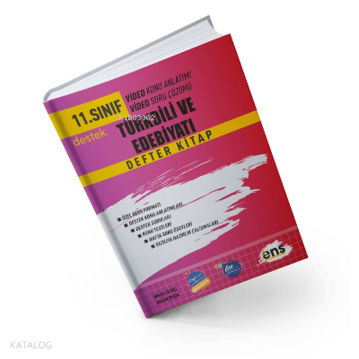 ENS 11. Sınıf Türk Dili ve Edebiyatı Defter Kitap