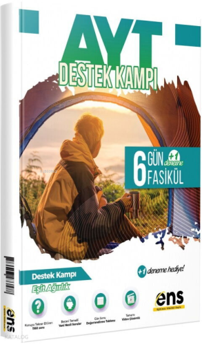 ENS Yayınları AYT Eşit Ağırlık 6 Destek Kampı | Kolektif | Ens Yayınla