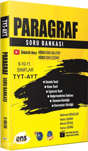 ENS TYT - AYT Paragraf Soru Bankası