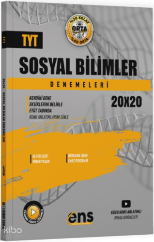 ENS TYT Sosyal Bilimler 20 x 20 Deneme