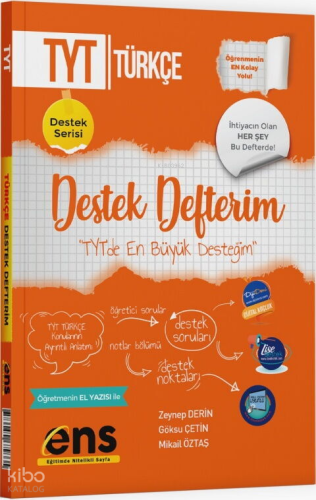 ENS Yayınları TYT Türkçe Destek Defterim | Kolektif | Ens Yayınları (B