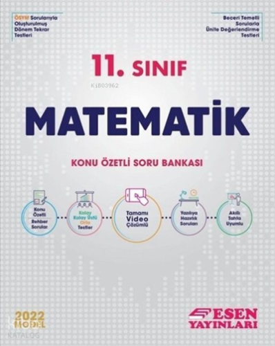 Esen 11.Sınıf Matematik Konu Özetli Soru Bankası