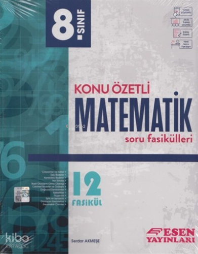 Esen 8.Sınıf Matematik Konu Özetli Soru Fasikülleri | Kolektif | Esen 