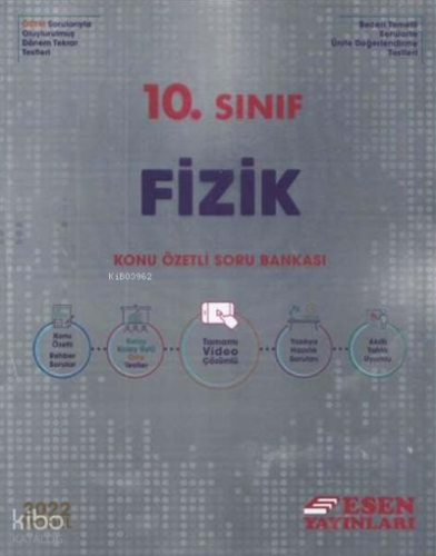 Esen Yayınları 2022 10. Sınıf Fizik Konu Özetli Soru Bankası