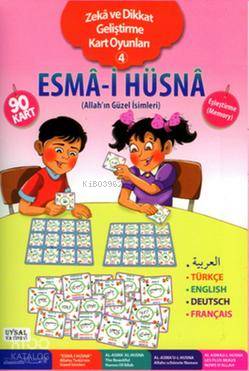 Esma-i Hüsna - Zeka ve Dikkat Geliştirme Kart Oyunları 4; Allah'ın Güzel İsimleri (5 Dilde)