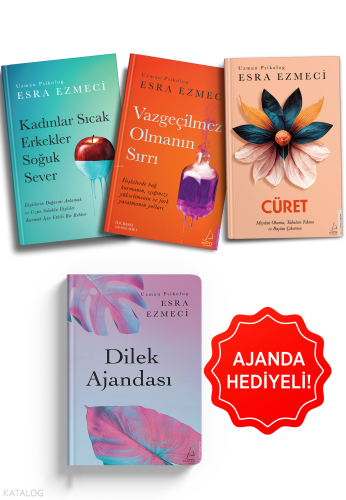 Esra Ezmeci İlişkiler Seti 3 Kitap ;Dilek Ajanda Hediyeli