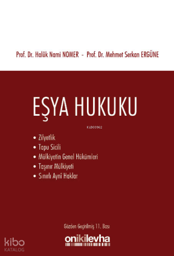 Eşya Hukuku (Ciltli)