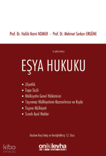 Eşya Hukuku (Ciltli)