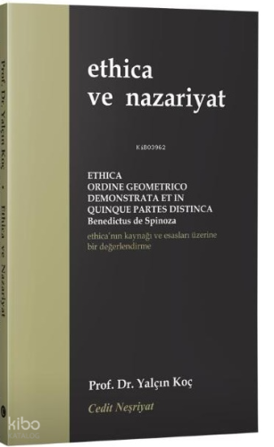 Ethica ve Nazariyat | Yalçın Koç | Cedit Neşriyat