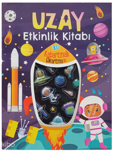 Etkinlik Kitabı – Uzay ;(Kabartmalı Çıkartmalı) | Kolektif | Yumurcak 
