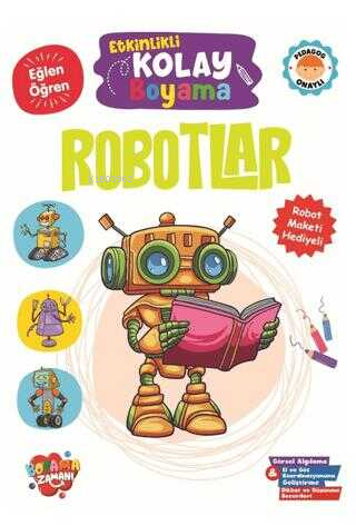 Etkinlikli Kolay Boyama - Robotlar