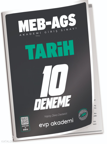 EVP Akademi MEB-AGS Tarih 10 Deneme Çözümlü