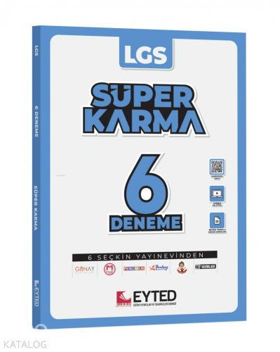 Eyted Yayınları 8. Sınıf LGS Süper Karma 6 Deneme
