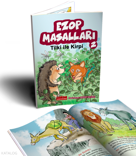 Ezop Masalları 2 / Tilki ile Kirpi (Renkli Resimli 7+Yaş)