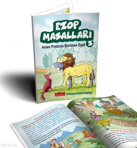 Ezop Masalları 3 / Aslan Postuna Bürünen Eşek (Renkli Resimli 7+Yaş)