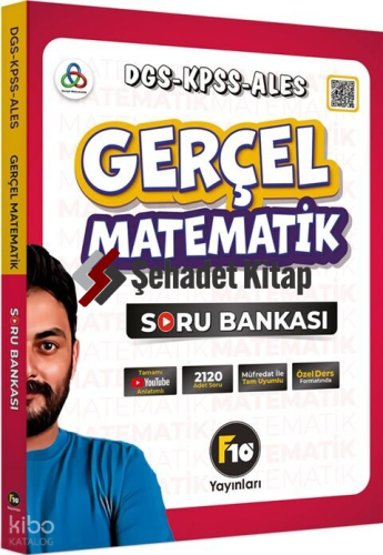 F10 Yayınları Gerçel Matematik DGS KPSS ALES Soru Bankası