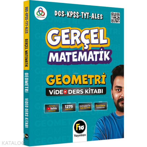 F10 Yayınları Gerçel Matematik DGS KPSS TYT ALES Geometri Video Ders Kitabı