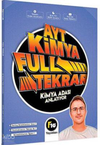 F10 Yayınları Kimya Adası AYT Kimya Full Tekrar Video Ders Kitabı | Mu
