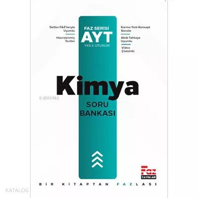 Faz Yayınları AYT Kimya Soru Bankası