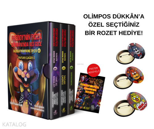 Fazbearın Korkunç Tipleri 3 Kitaplık Set (4-5-6)