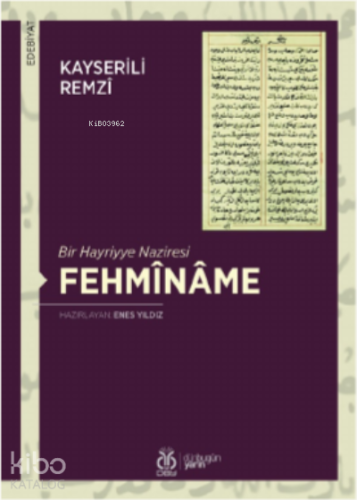 Fehmînâme;Bir Hayriyye Naziresi