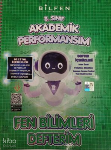 Fen Bılımleri 8 Akademik Performansım Defterim | Kolektif | Bilfen Yay