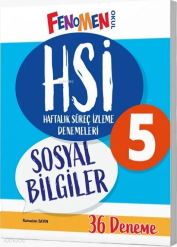 Fenomen 5. Sınıf HSİ Sosyal Bilgiler (36 Deneme) | Kolektif | Fenomen 