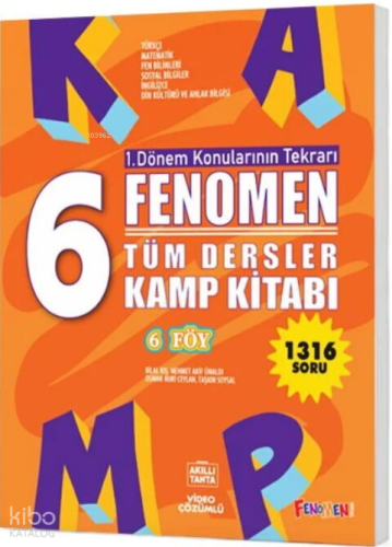 Fenomen 6. Sınıf Tüm Dersler Kamp Kitabı | Kolektif | Fenomen (Hazırlı