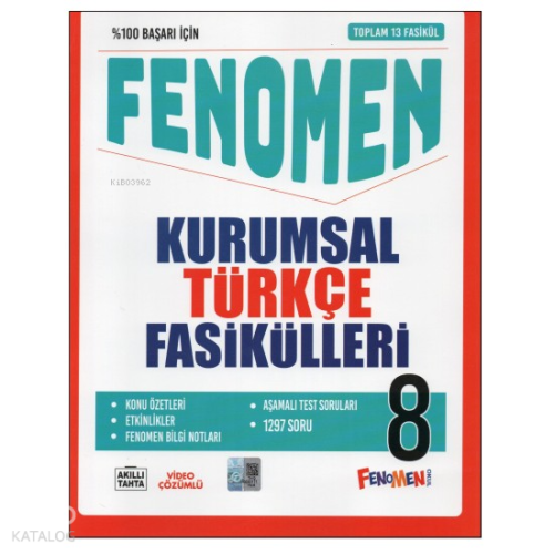 Fenomen 8 Kurumsal Türkçe Fasikülleri