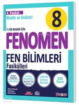 Fenomen 8. Sınıf Fen Bilimleri 4. Fasikül (Madde ve Endüstri) | Kolekt