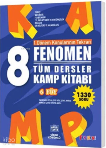 Fenomen 8. Sınıf Tüm Dersler Kamp Kitabı | Kolektif | Fenomen (Hazırlı
