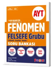 Fenomen AYT Felsefe Soru Bankası | Kolektif | Fenomen (Hazırlık)