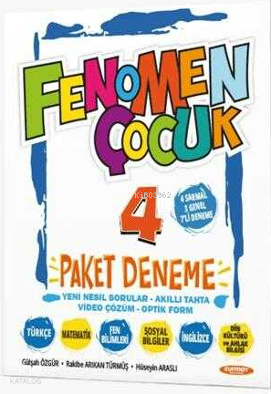 Fenomen Çocuk 4. Sınıf Tüm Dersler Paket Deneme | Kolektif | Fenomen (