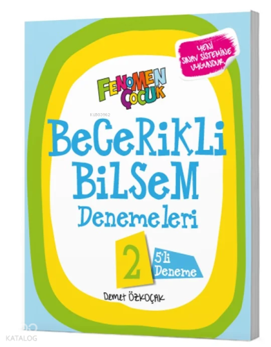 Fenomen Çocuk Becerikli Bilsem 2 Denemeleri (5 Deneme)