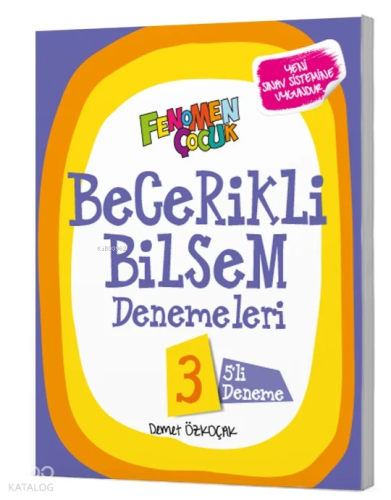 Fenomen Çocuk Becerikli Bilsem 3 Denemeleri (5 Deneme)