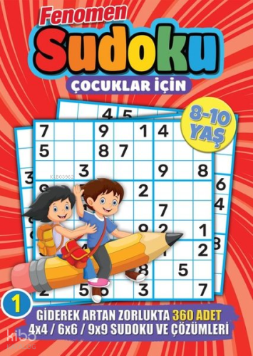 Fenomen Çocuklar İçin Sudoku 8-10 Yaş | Kolektif | Maxi Yayıncılık