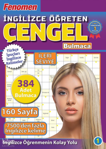 Fenomen İngilizce Öğreten Çengel Bulmaca İleri Seviye | Kolektif | Max