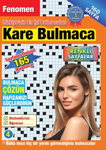 Fenomen Kare Bulmaca 4 | Kolektif | Maxi Yayıncılık