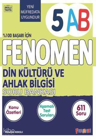Fenomen Kitap 5. Sınıf Din Kültürü ve Ahlak Bilgisi A-B Soru Bankası |