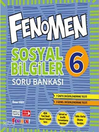 Fenomen Kitap 6. Sınıf Sosyal Bilgiler Soru Bankası | Kolektif | Fenom
