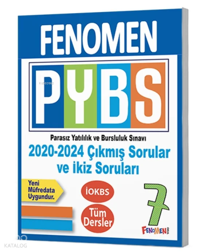 Fenomen Kitap 7.Sınıf PYBS 2020-2024 Çıkmış Sorular ve İkiz Soruları |