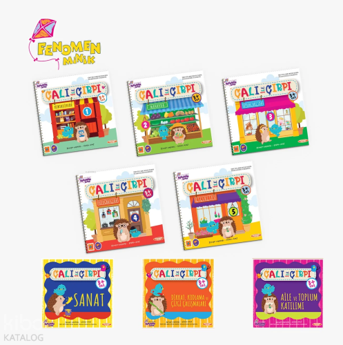 Fenomen Minik Çalı Çırpı ile Öğrenci Seti (8 Kitap) | Kolektif | Fenom