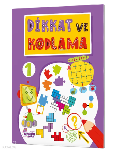 Fenomen Minik - Okul Öncesi Dikkat ve Kodlama 1 | Kolektif | Fenomen (