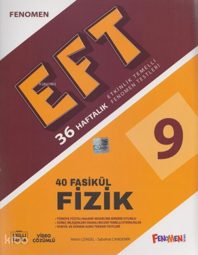 Fenomen Okul 9. Sınıf Fizik Etkinlik Temelli Fenomen Testleri 40 Fasikül
