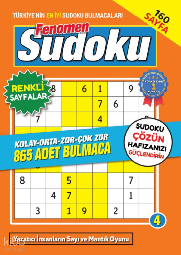Fenomen Sudoku 4 | Kolektif | Maxi Yayıncılık