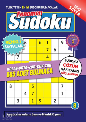 Fenomen Sudoku 8 | Kolektif | Maxi Yayıncılık