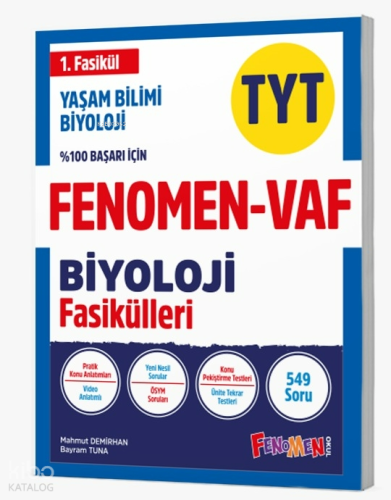 Fenomen - Vaf Tyt Biyoloji 1.Fasikül | Mahmut Demirhan | Fenomen (Hazı