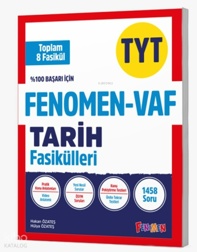 Fenomen - Vaf Tyt Tarih Fasikül Seti (8 Fasikül) | Hakan Özateş | Feno