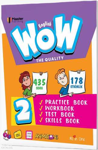 Fenomen Yayıncılık 2. Sınıf Wow Practice Book - Workbook - Test Book |
